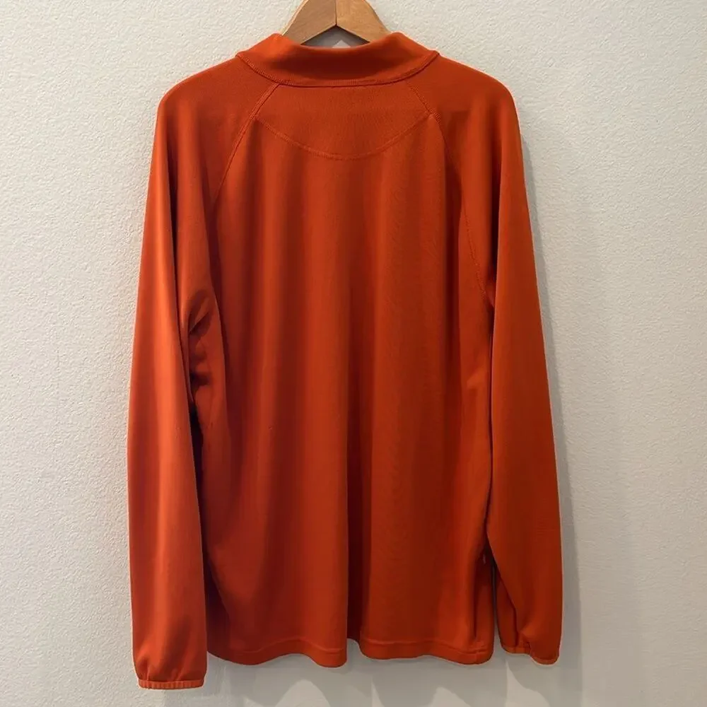 The North Face 1/4‎ Zip Jacket | Canyon Orange | Mens XXL
